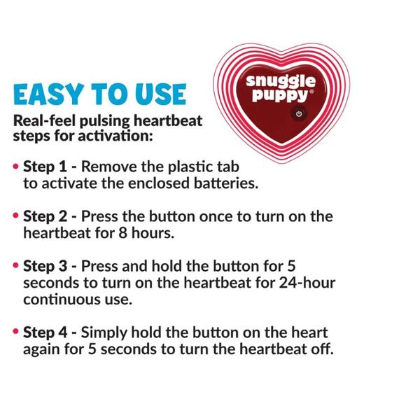 New in box  Smart Pet Love Original Junior Heartbeat Sleep Aid  assorted colors - Picture 4 of 4